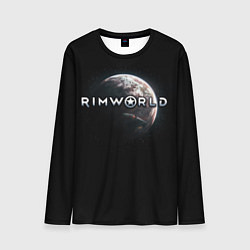 Лонгслив мужской Rimworld planet, цвет: 3D-принт