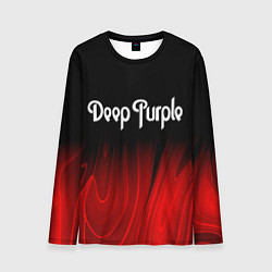 Лонгслив мужской Deep Purple red plasma, цвет: 3D-принт