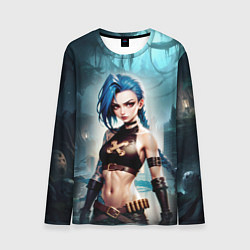 Мужской лонгслив Jinx arcane League of legends
