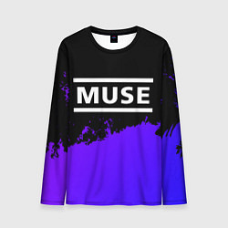 Лонгслив мужской Muse purple grunge, цвет: 3D-принт