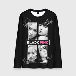 Лонгслив мужской Blackpink - Autographs, цвет: 3D-принт