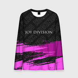 Лонгслив мужской Joy Division rock legends: символ сверху, цвет: 3D-принт