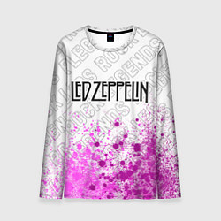 Лонгслив мужской Led Zeppelin rock legends: символ сверху, цвет: 3D-принт