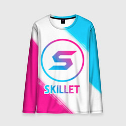 Лонгслив мужской Skillet neon gradient style, цвет: 3D-принт