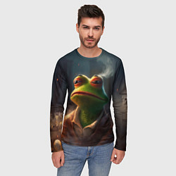 Лонгслив мужской Frog Pepe, цвет: 3D-принт — фото 2
