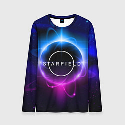 Мужской лонгслив Starfield space logo