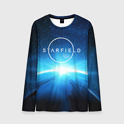 Мужской лонгслив Logo Starfield space