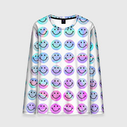 Мужской лонгслив Smiley holographic
