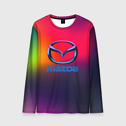Лонгслив мужской Mazda gradient, цвет: 3D-принт