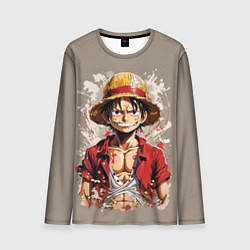 Лонгслив мужской Монки Ди Руфи - One Piece, цвет: 3D-принт
