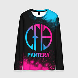Лонгслив мужской Pantera - neon gradient, цвет: 3D-принт