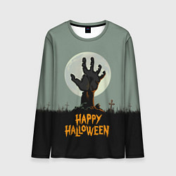 Мужской лонгслив Halloween - рука мертвеца