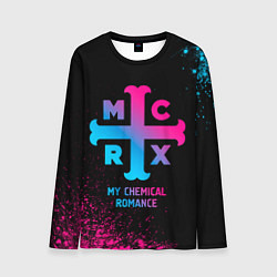 Лонгслив мужской My Chemical Romance - neon gradient, цвет: 3D-принт