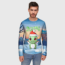 Лонгслив мужской Год дракона 2024, цвет: 3D-принт — фото 2