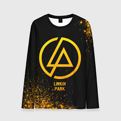 Лонгслив мужской Linkin Park - gold gradient, цвет: 3D-принт