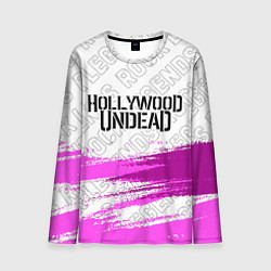 Лонгслив мужской Hollywood Undead rock legends посередине, цвет: 3D-принт