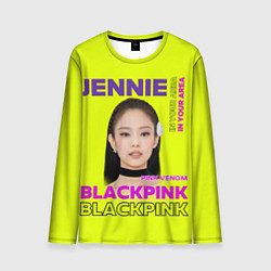 Лонгслив мужской Jennie - певица Blackpink, цвет: 3D-принт