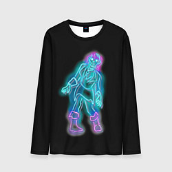Лонгслив мужской Neon undead, цвет: 3D-принт