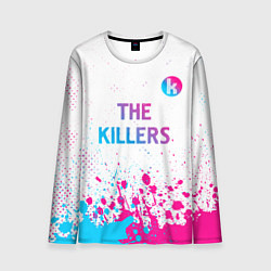 Лонгслив мужской The Killers neon gradient style посередине, цвет: 3D-принт