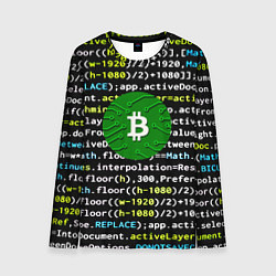Лонгслив мужской Bitcoin сатоши, цвет: 3D-принт