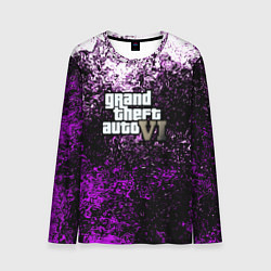 Лонгслив мужской Grand Theft Auto 6 vice city, цвет: 3D-принт