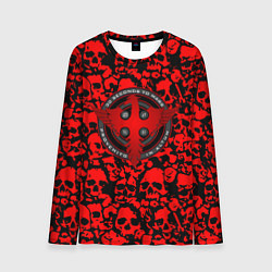 Мужской лонгслив Thirty Seconds to Mars skull pattern