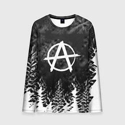 Лонгслив мужской Anarchy winter gray, цвет: 3D-принт