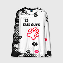 Лонгслив мужской Fall Guys kids game pattern, цвет: 3D-принт
