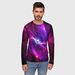 Лонгслив мужской Фантастическая галактика, цвет: 3D-принт — фото 2