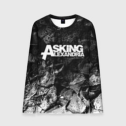 Лонгслив мужской Asking Alexandria black graphite, цвет: 3D-принт