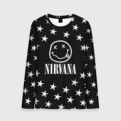 Мужской лонгслив Nirvana stars steel