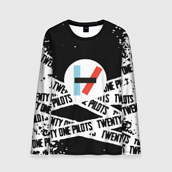 Лонгслив мужской Twenty one pilots stripes steel, цвет: 3D-принт