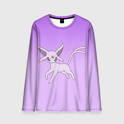 Мужской лонгслив Espeon Pokemon - розовая кошка покемон