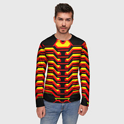 Лонгслив мужской Броня сектора, цвет: 3D-принт — фото 2