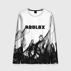 Мужской лонгслив Roblox flame текстура