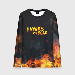 Мужской лонгслив Layers of Fear огненный стиль хоррор