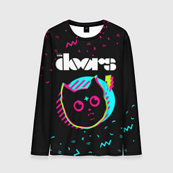Лонгслив мужской The Doors - rock star cat, цвет: 3D-принт