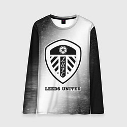 Лонгслив мужской Leeds United sport на светлом фоне, цвет: 3D-принт