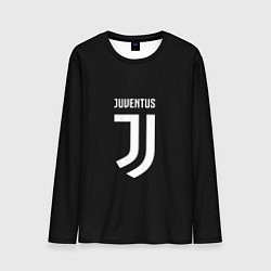 Мужской лонгслив Juventus sport fc белое лого