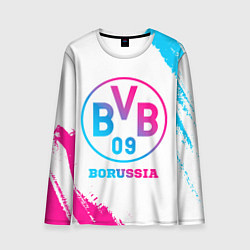 Лонгслив мужской Borussia neon gradient style, цвет: 3D-принт