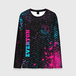 Мужской лонгслив Everton - neon gradient вертикально