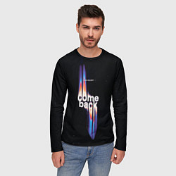 Лонгслив мужской I hope you dont come back, цвет: 3D-принт — фото 2