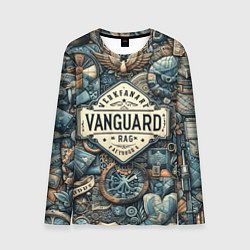 Мужской лонгслив Авангардная композиция - нейросеть