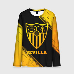 Лонгслив мужской Sevilla - gold gradient, цвет: 3D-принт