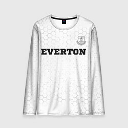 Лонгслив мужской Everton sport на светлом фоне посередине, цвет: 3D-принт