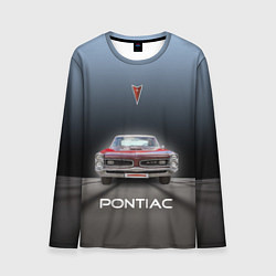 Лонгслив мужской Американский масл-кар Pontiac GTO, цвет: 3D-принт