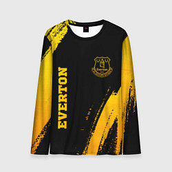 Мужской лонгслив Everton - gold gradient вертикально