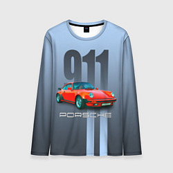 Лонгслив мужской Винтажный автомобиль Porsche 911 Carrera, цвет: 3D-принт