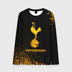 Лонгслив мужской Tottenham - gold gradient, цвет: 3D-принт