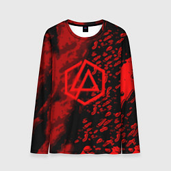 Мужской лонгслив Linkin park red logo